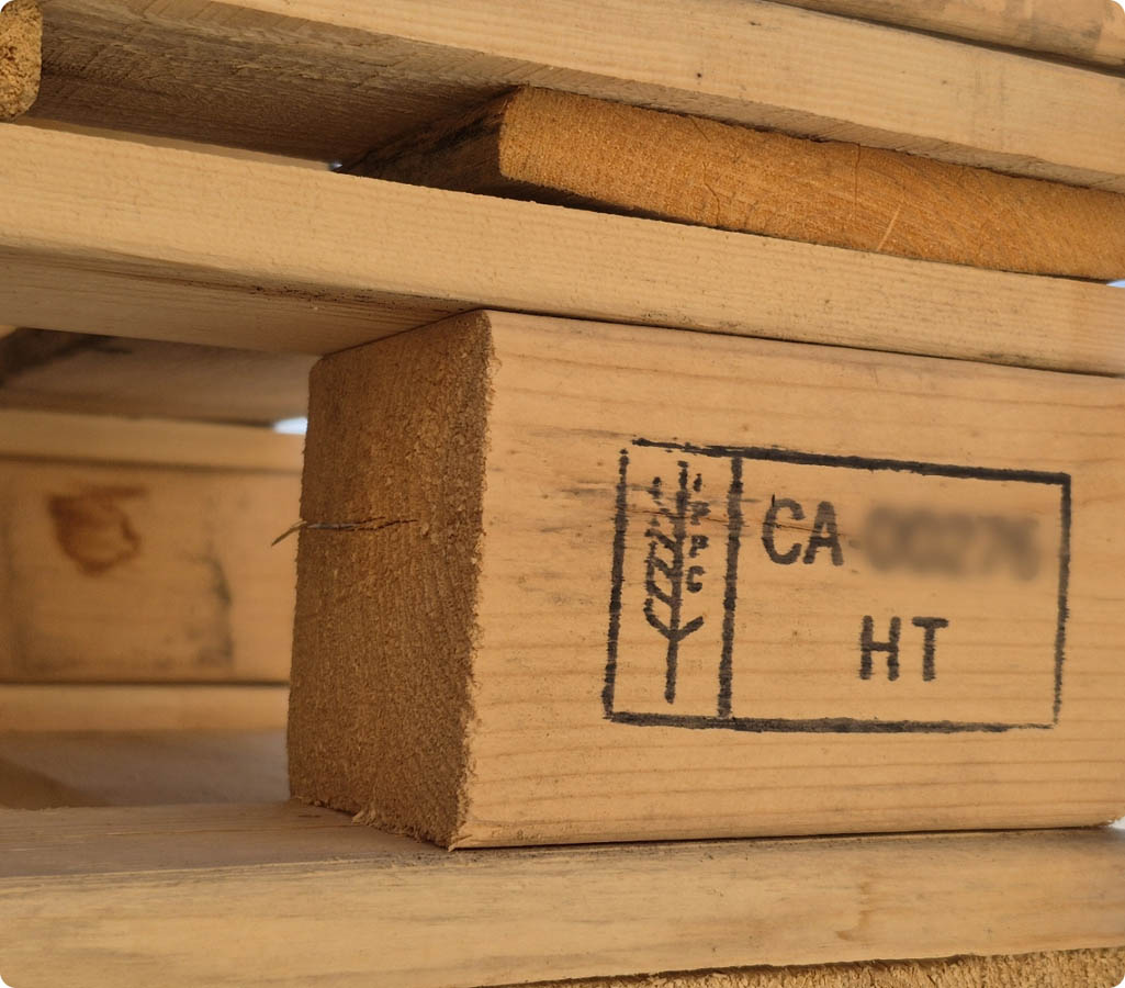 Heat treated pallets