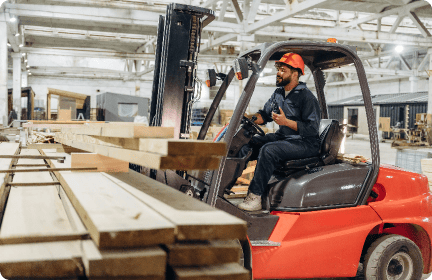 Heat-treated pallets for Construction
