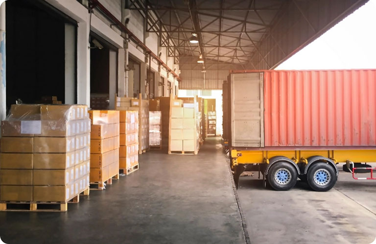 Pallets Loading on Truck