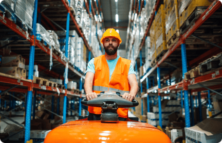 Heat-treated pallets for Warehouse